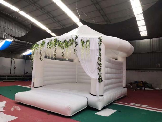 Взрослый высокопрочный раздувной шатер укрытия для белого торжества свадьбы