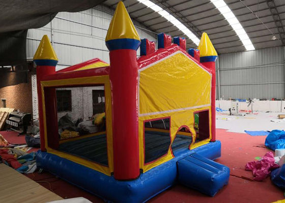 Indoor Spiderman Inflatable Bounce House Four Suture Suture Technology