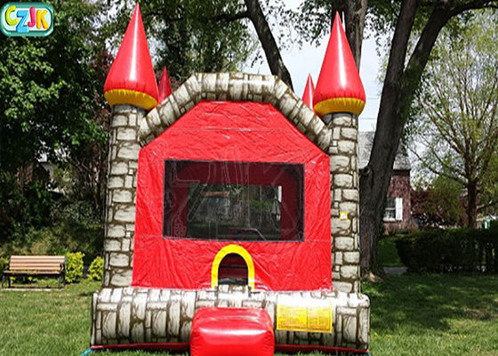 Castle Adult Size Bounce House / Commercial Bouncy Castle Fire - Resistant