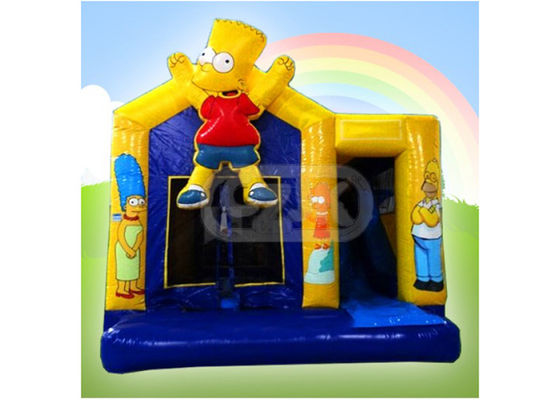 Simpsons Character Adult Size Bounce House For Party SGS Certification