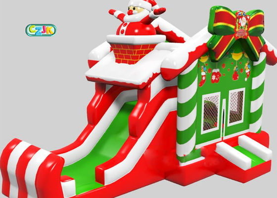 Child Party Pvc Outdoor Christmas Commercial Bouncing Castle With Blower