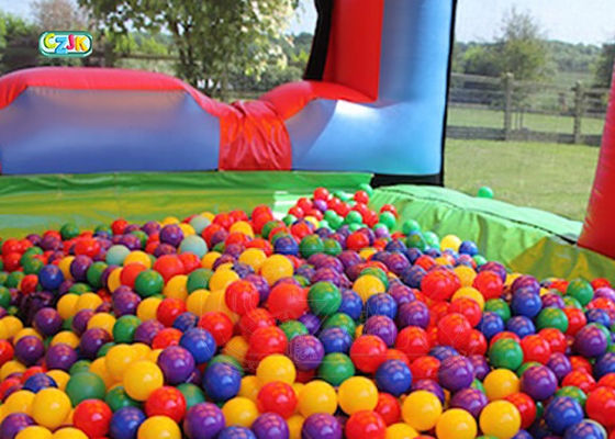 Ball Pond Pit Inflatable Cool Bounce Houses Lead Free SGS Certification