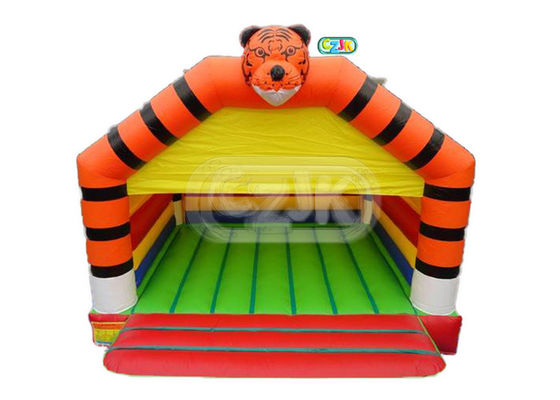 Commercial Tiger Jumper Adult Size Bounce House 5 - 10 People Game Capacity