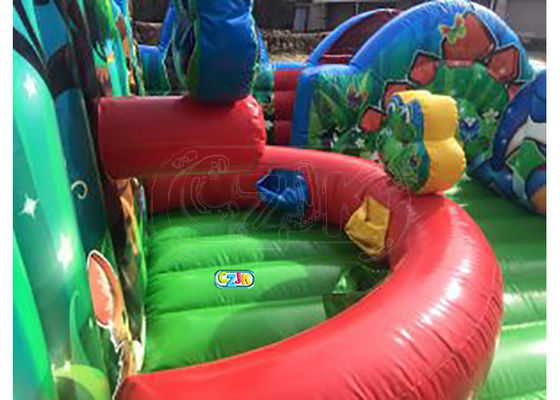 Animal Kingdom Theme Inflatable Toddler Playground / Kids Inflatable Playground