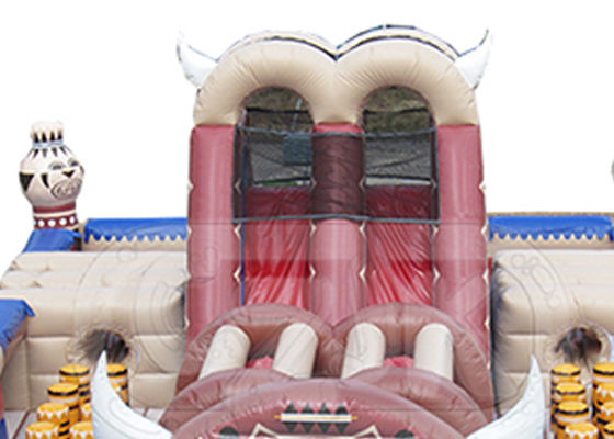 Capacity 32 Kids Inflatable Bounce House Combo Customized Size With Blower